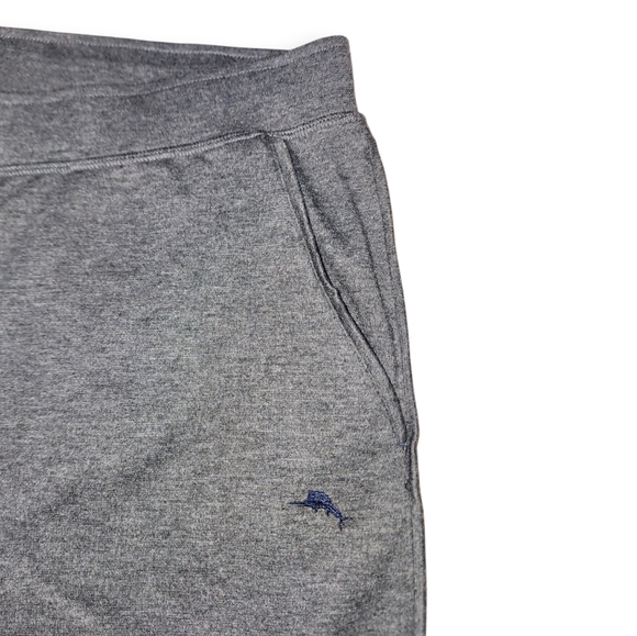 Tommy Bahama Grey Jersey Lounge Joggers Pants - Men's - Picture 5 of 11